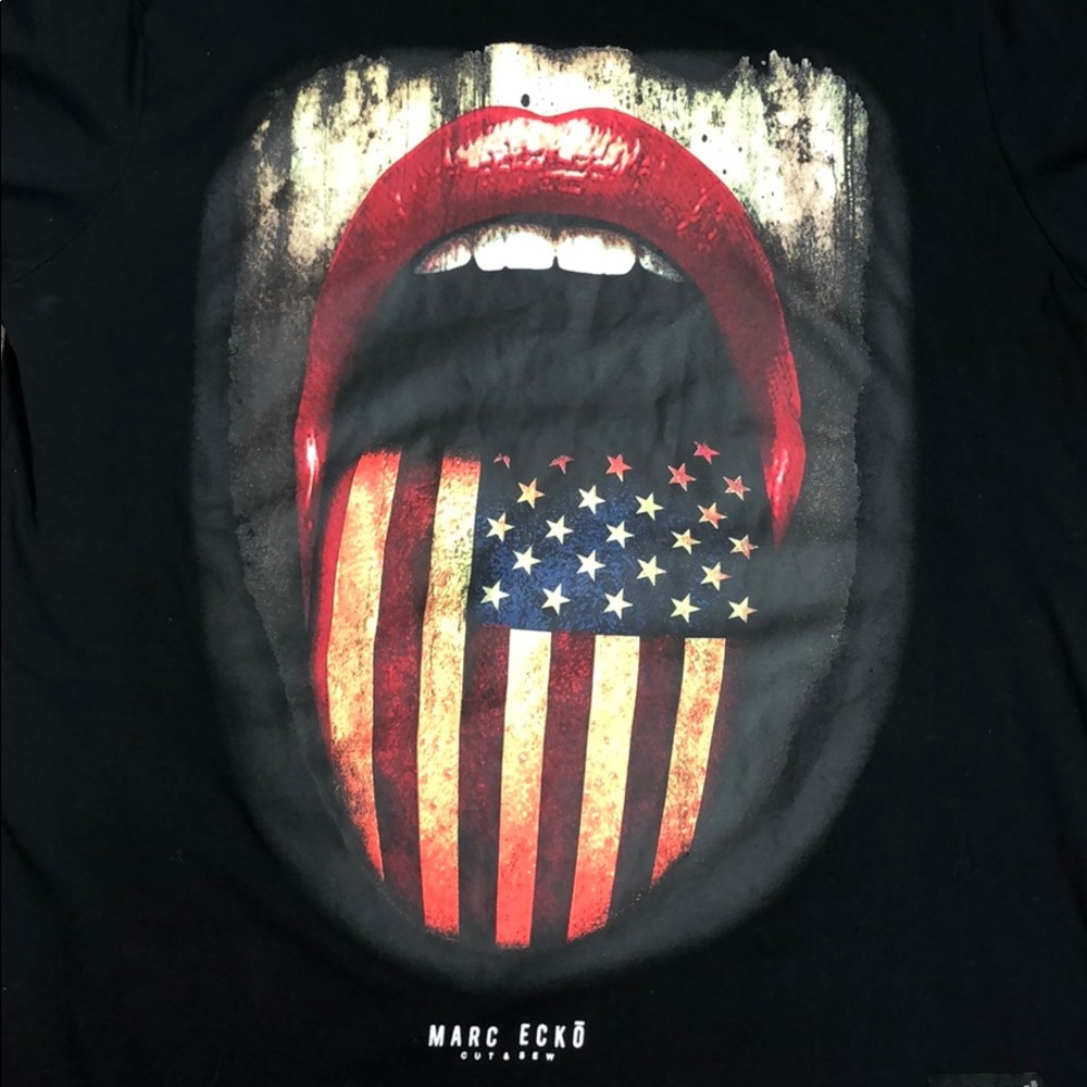 Men’s Marc Ecko “American Flag Mouth” T-shirt